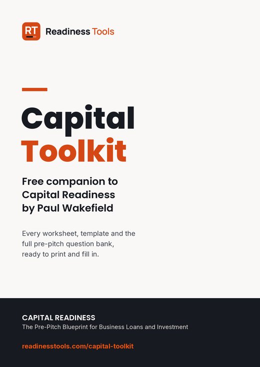 Capital Toolkit, free companion to Capital Readiness by Paul Wakefield
